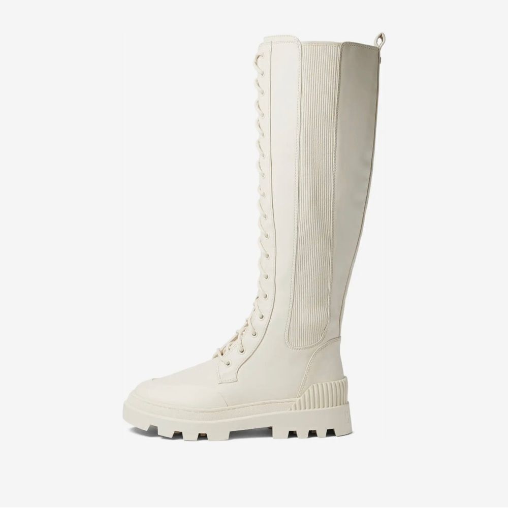 Circus by Sam Edelman Ina Lace-Up Boot in Ivory - Picture 10 of 10